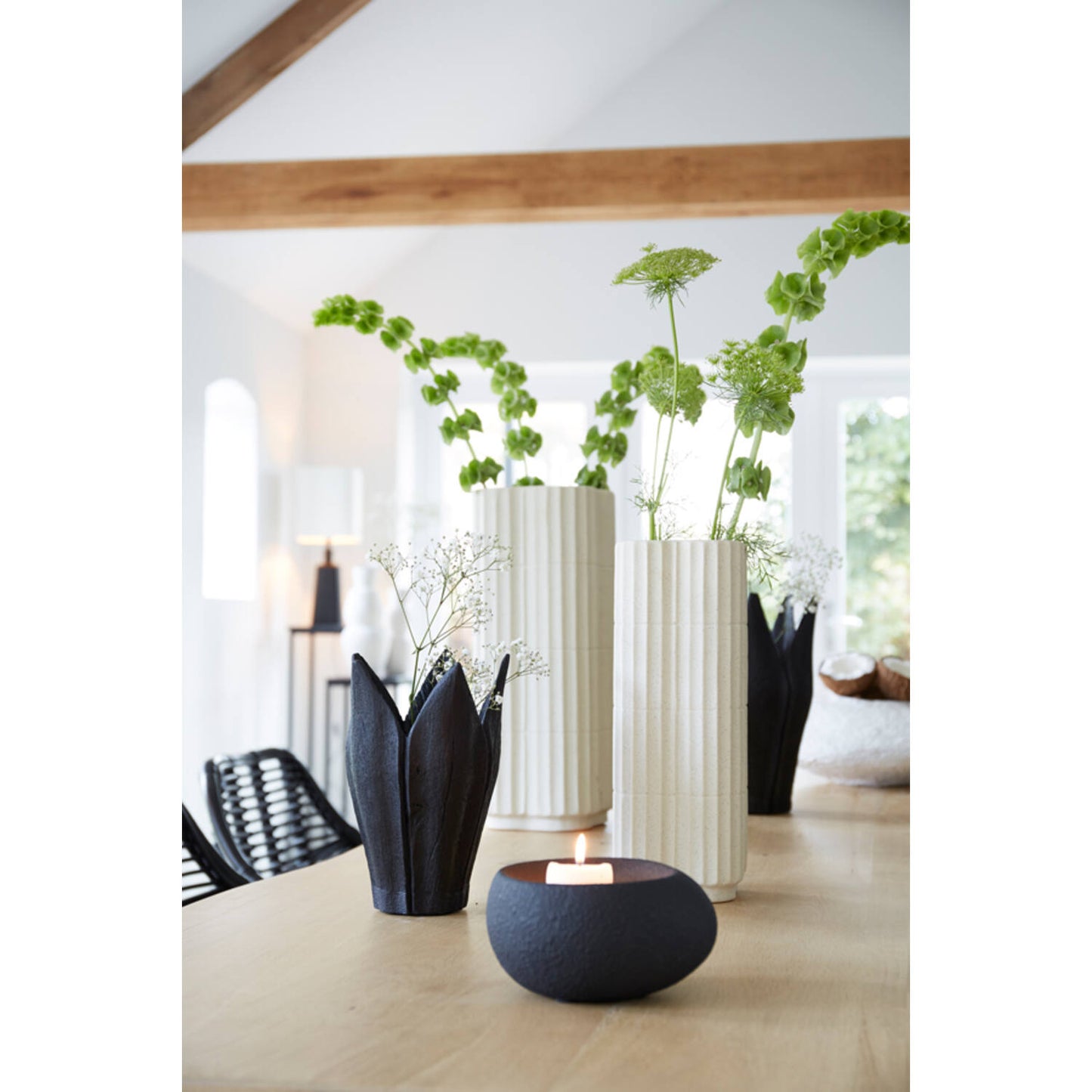 Vaas Castor - ecru - Ø15x35,5