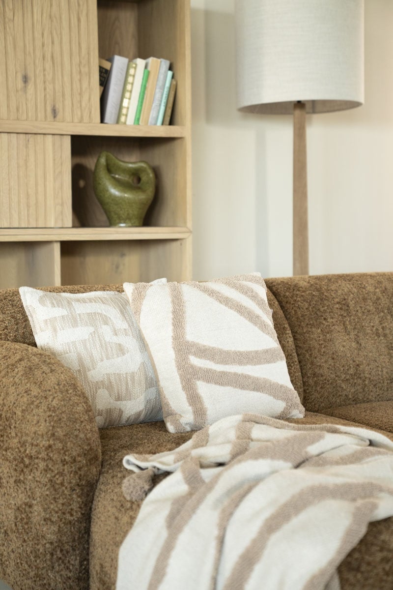 Plaid Majani - taupe