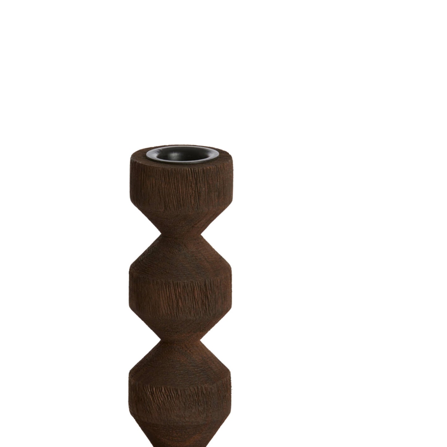 Kandelaar Dozza - hout donker bruin