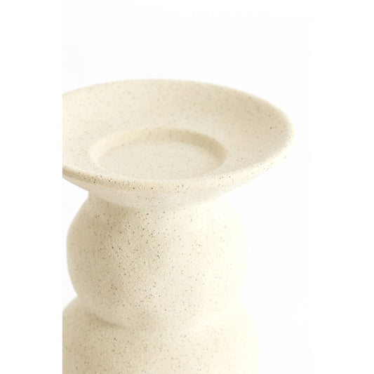 Kandelaar Atrani - Ø12,5x15 - crème