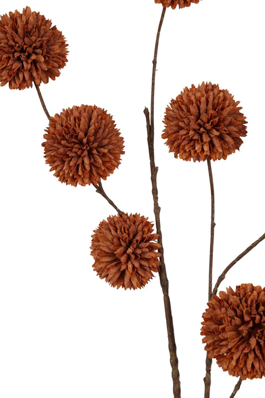 PomPom kunsttak - large - koffie