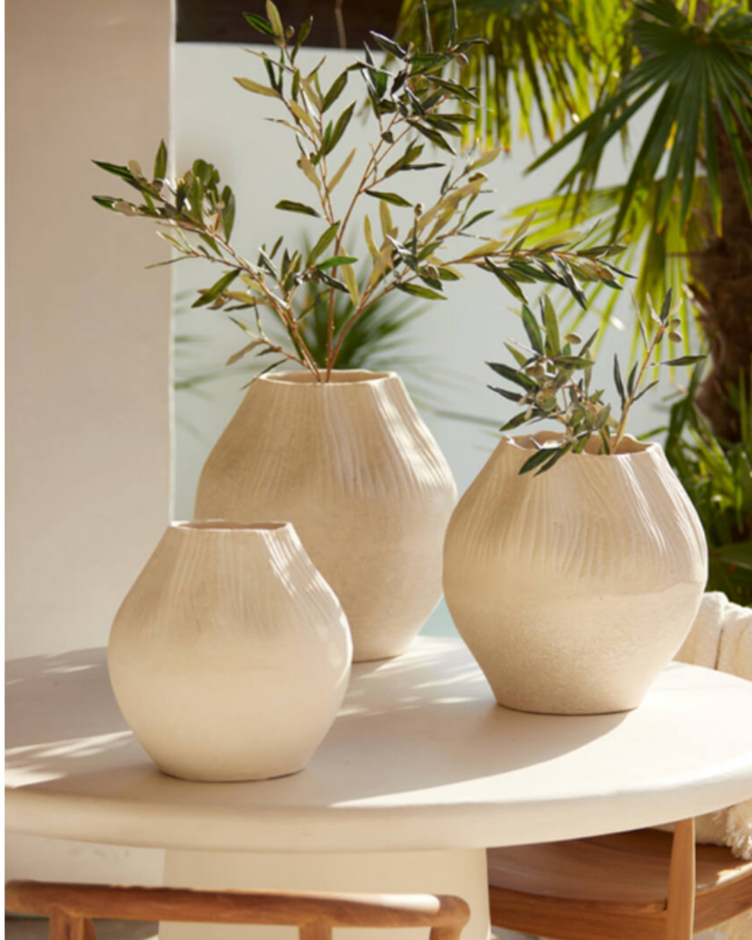 Pot Acda Naturel | Ø30,5 × 32 cm