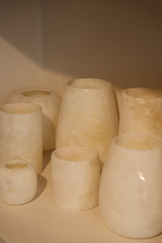 Waxinelichthouder Albaster - Vaas