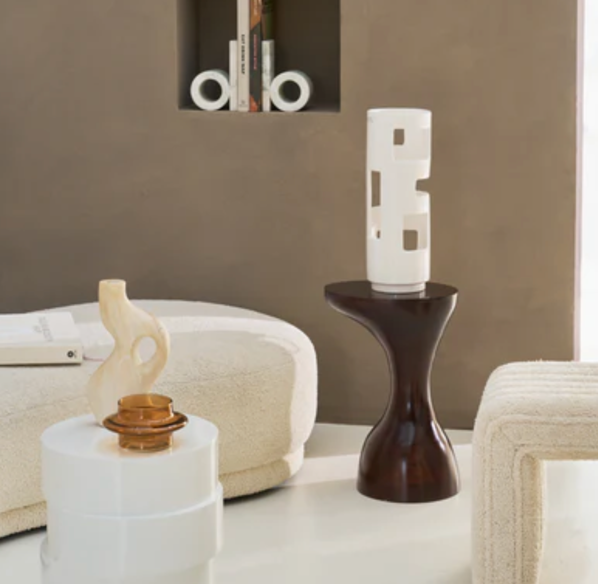 Waxinelichthouder Hea - golden orange