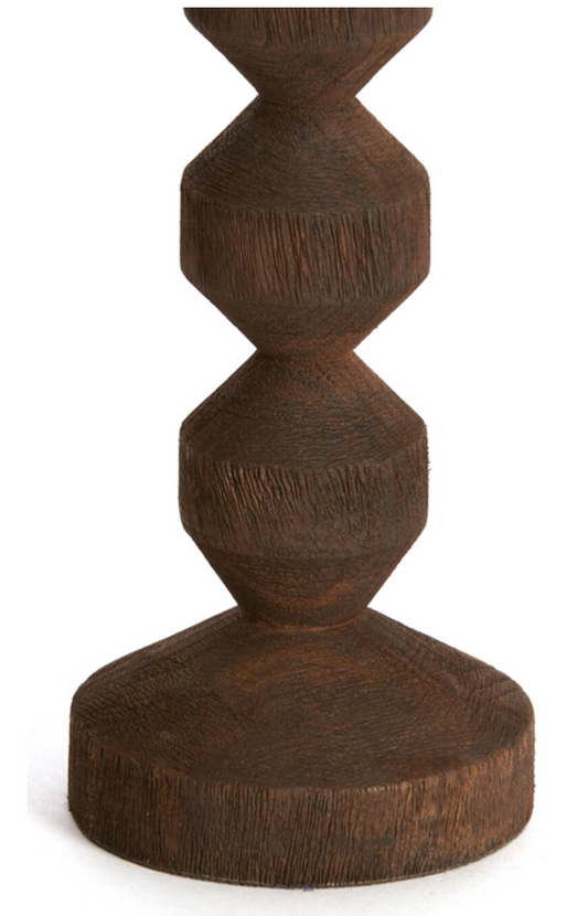 Kandelaar Dozza - donker bruin - medium