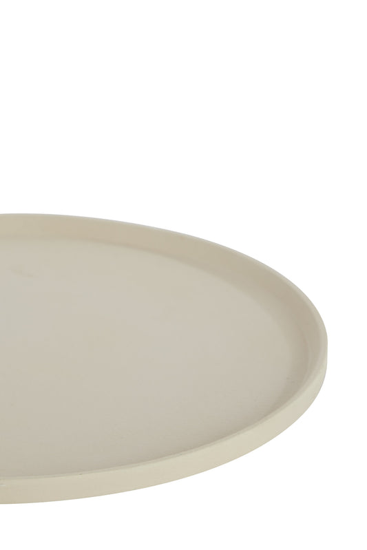 Schaal Maes - ø60x1,5 cm - crème