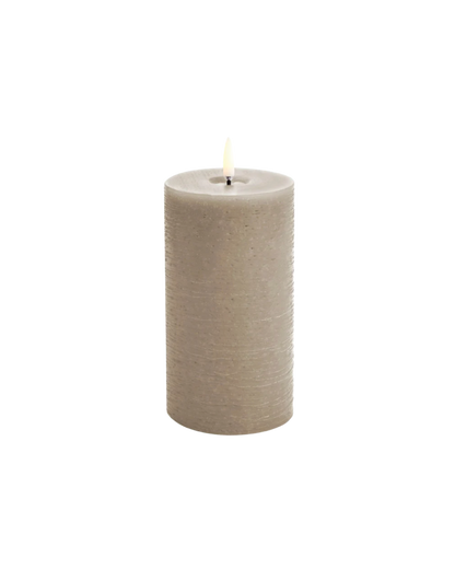UYUNI cylinderkaars | sandstone | 7,8 x 20 cm