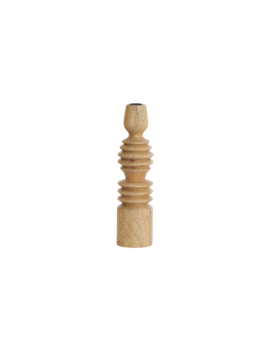 Kandelaar Ø7,5x28 cm AFIFE hout naturel