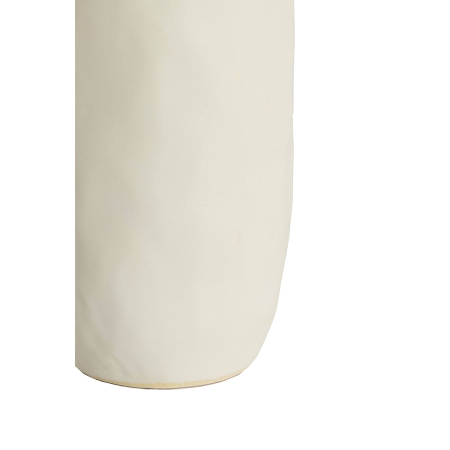Vaas sennes - keramiek mat crème S