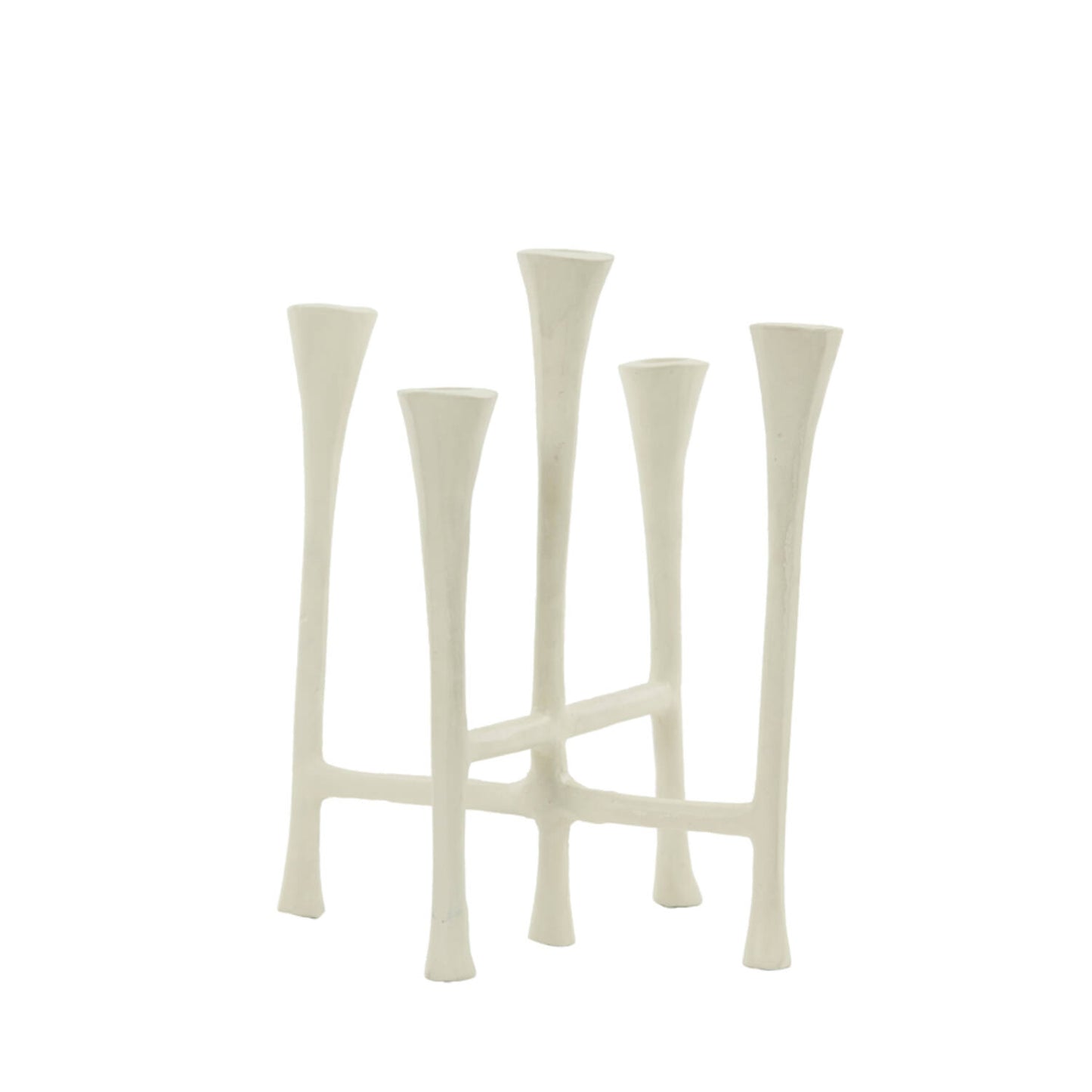 Kandelaar Olivier -  crème - 5L 25,5x21,5x28 cm