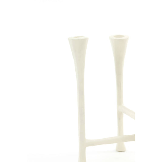 Kandelaar Olivier -  crème - 5L 25,5x21,5x28 cm