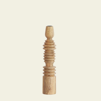 Kandelaar Ø7,5x36 cm AFIFE hout naturel