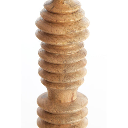 Kandelaar Ø7,5x45,5 cm AFIFE hout naturel