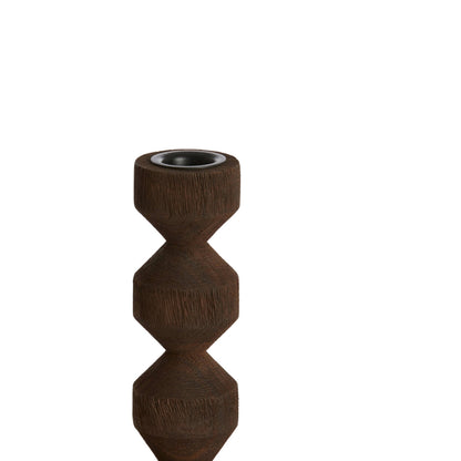 Kandelaar Dozza - hout donker bruin