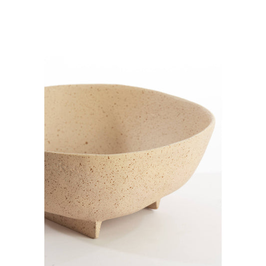 Schaal Rosana zand/lichtbruin -