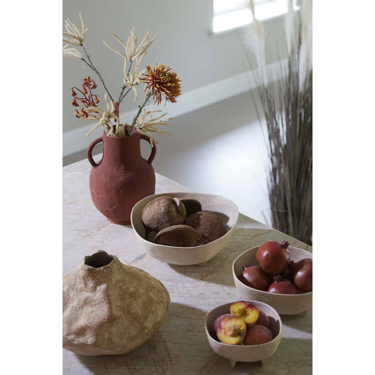 Schaal Rosana zand/lichtbruin -