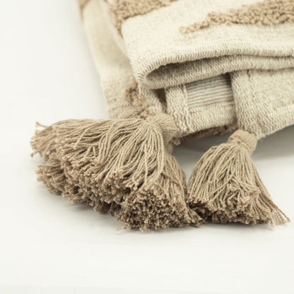 Plaid Majani - taupe