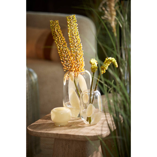 Theelichthouder Solvay - butter yellow