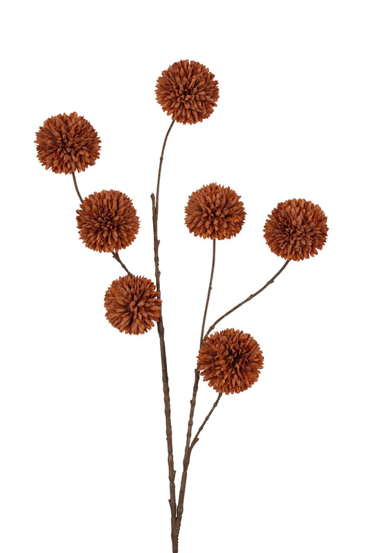 PomPom kunsttak - large - koffie