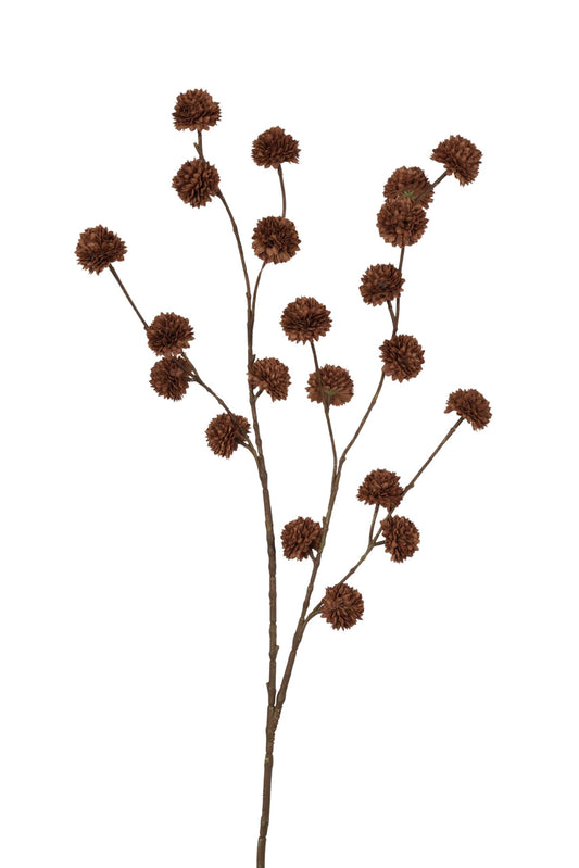 PomPom kunsttak - small - bruin