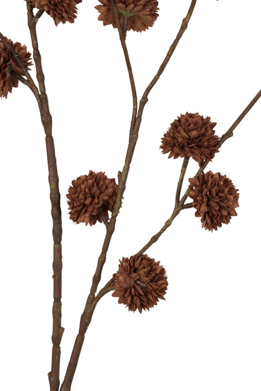 PomPom kunsttak - small - bruin