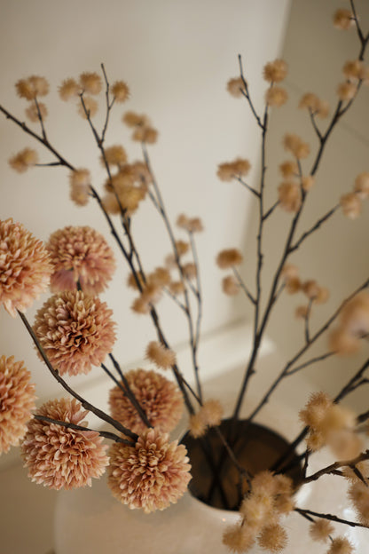 Kunsttak - pompom spray 102 cm