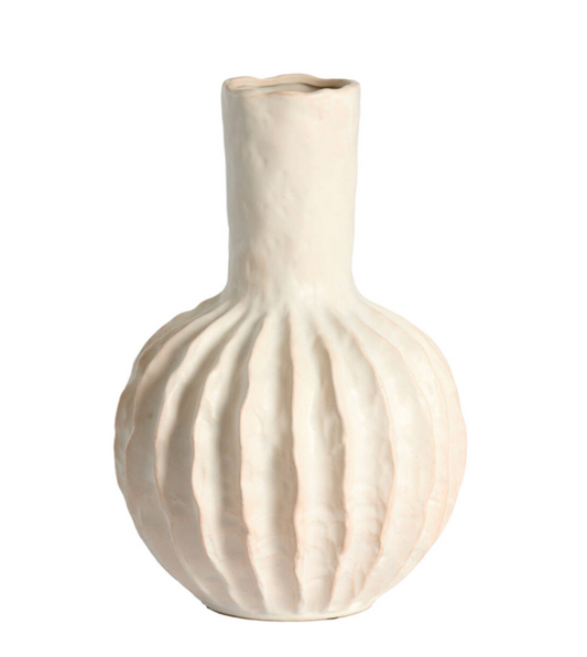 Keramieken vaas SENAGO Cream