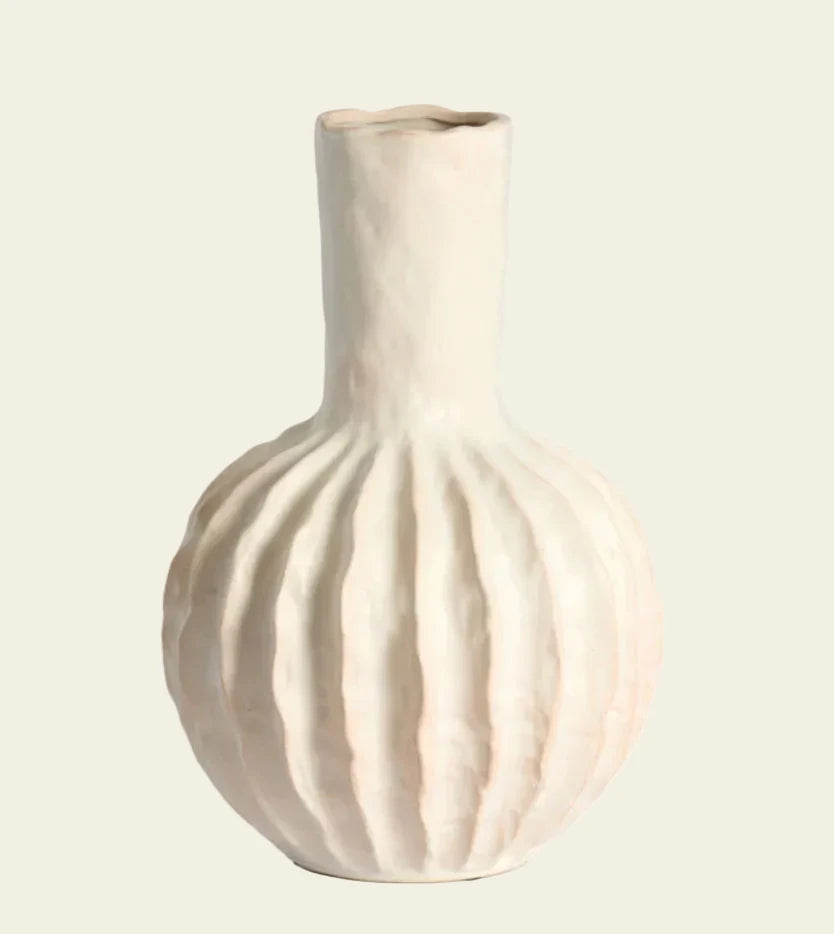 Keramieken vaas SENAGO cream XL