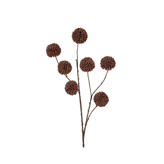 PomPom kunsttak - large - bruin