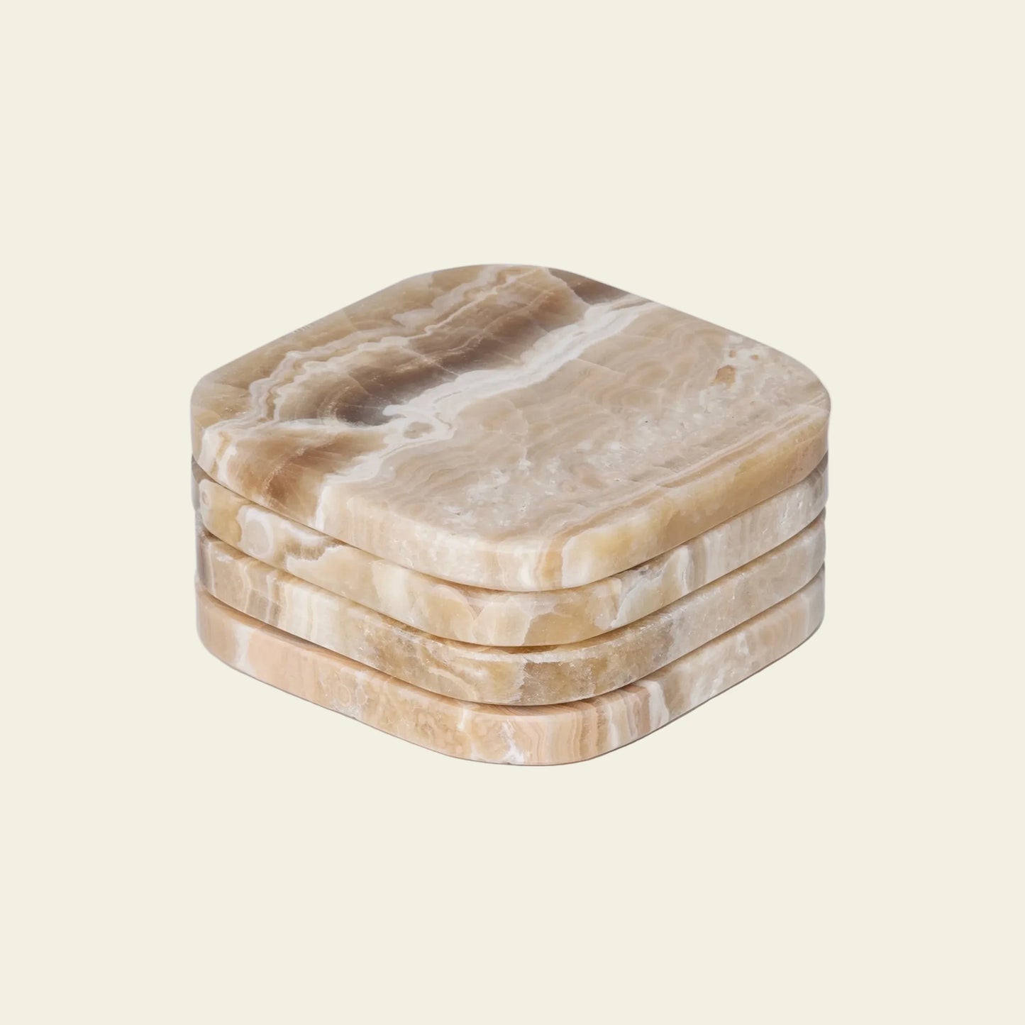 Mooisa - onderzetters onyx