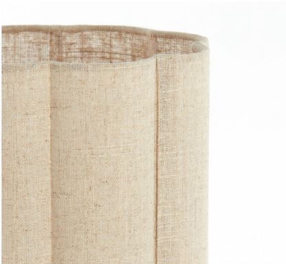 Tafellamp Fringe - naturel crème