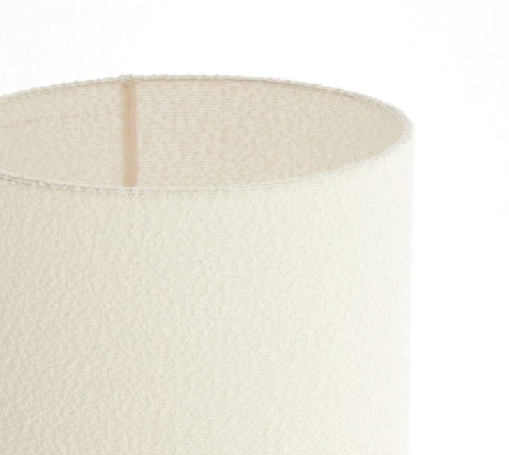 Vloerlamp Mikkel - bouclé crème
