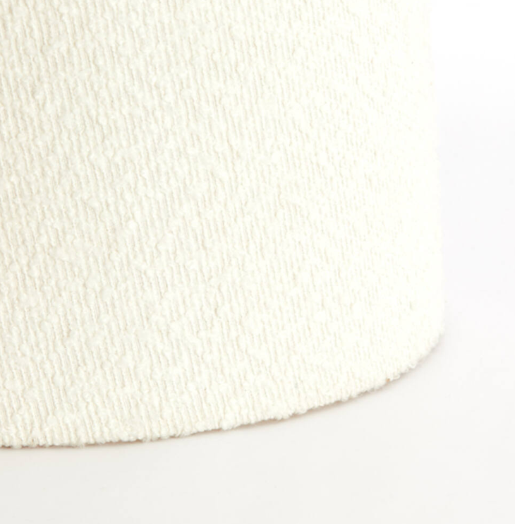 Vloerlamp Mikkel - bouclé crème