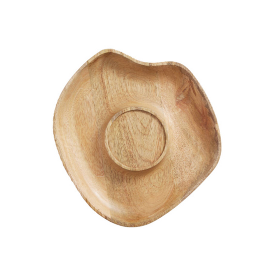 Kaarsenhouder - Lagao - hout naturel