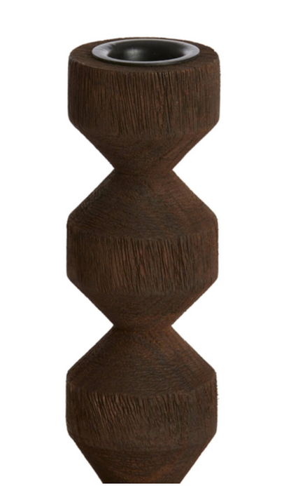 Kandelaar Dozza - donker bruin - medium