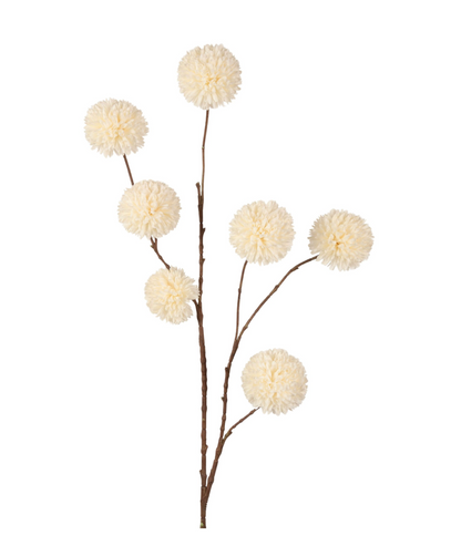 Kunsttak PomPom L - cream