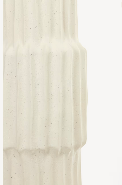 Vaas Longa - keramiek crème - 20,5x72,5 cm