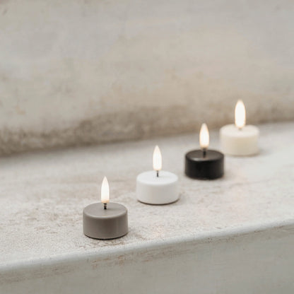 UYUNI - waxinelicht - nordic white